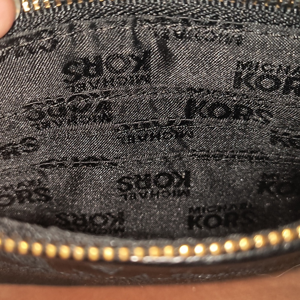 Michael Kors Black Signature Canvas Wristlet - Picture 6 of 7
